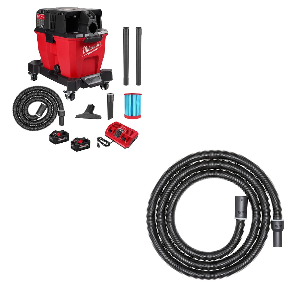 Milwaukee 0920-22HD M18 FUEL Wet/Dry Vacuum Kit W/ FREE 49-90-1984 Flexible Hose