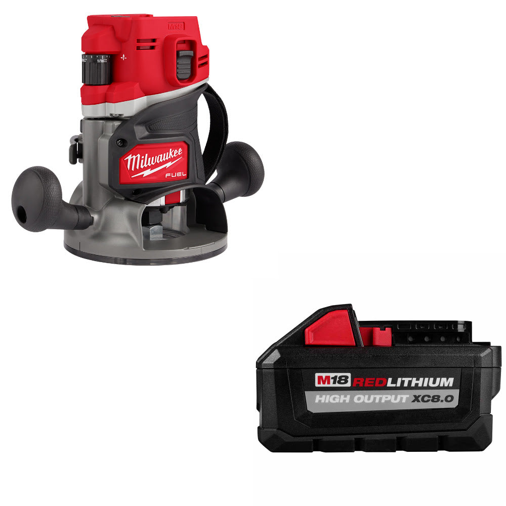 Milwaukee 2838-20 M18 FUEL 1/2" Router W/ FREE 48-11-1880 M18 XC8.0 BATTERY