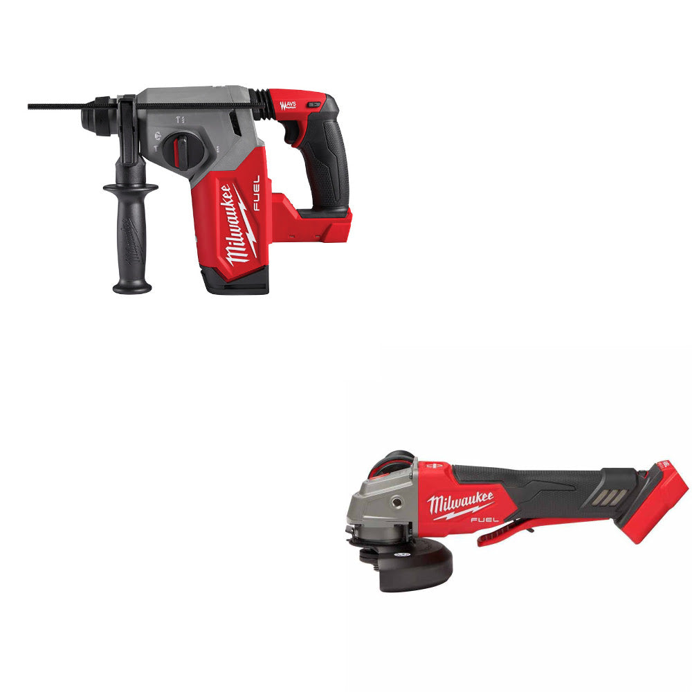 Milwaukee 2912-20 M18 FUEL 1" Rotary Hammer W/ FREE 2888-20 M18 FUEL Grinder