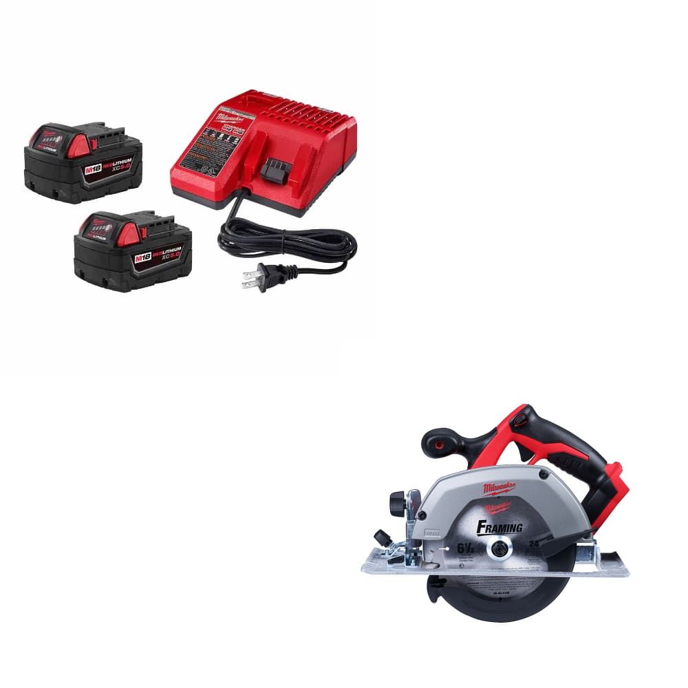 Milwaukee 48-59-1852B M18 18V Starter Kit W/ FREE 2630-20 M18 6-1/2" Circ Saw