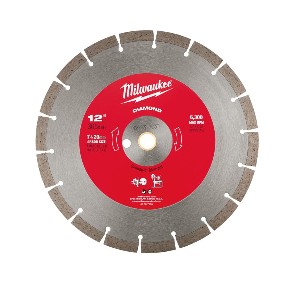 Milwaukee 49-93-7035 12" Diamond Segmented Saw Blade - 2