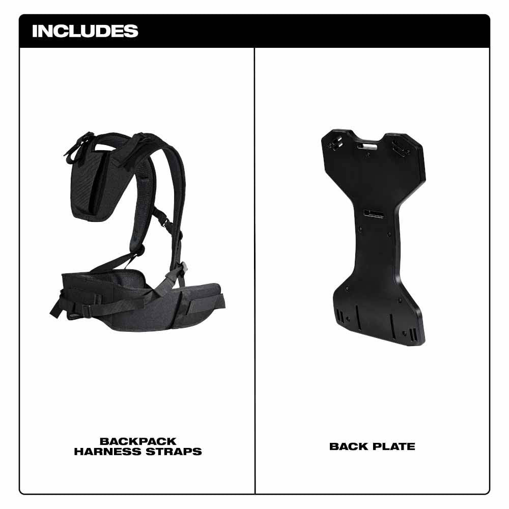 Milwaukee 1000 Backpack Harness Kit - 2