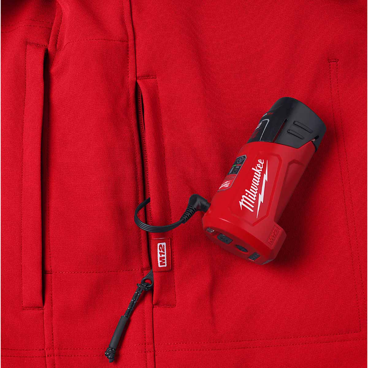 Milwaukee 204R-21 M12 Heated TOUGHSHELL™ Jacket Kit, Red