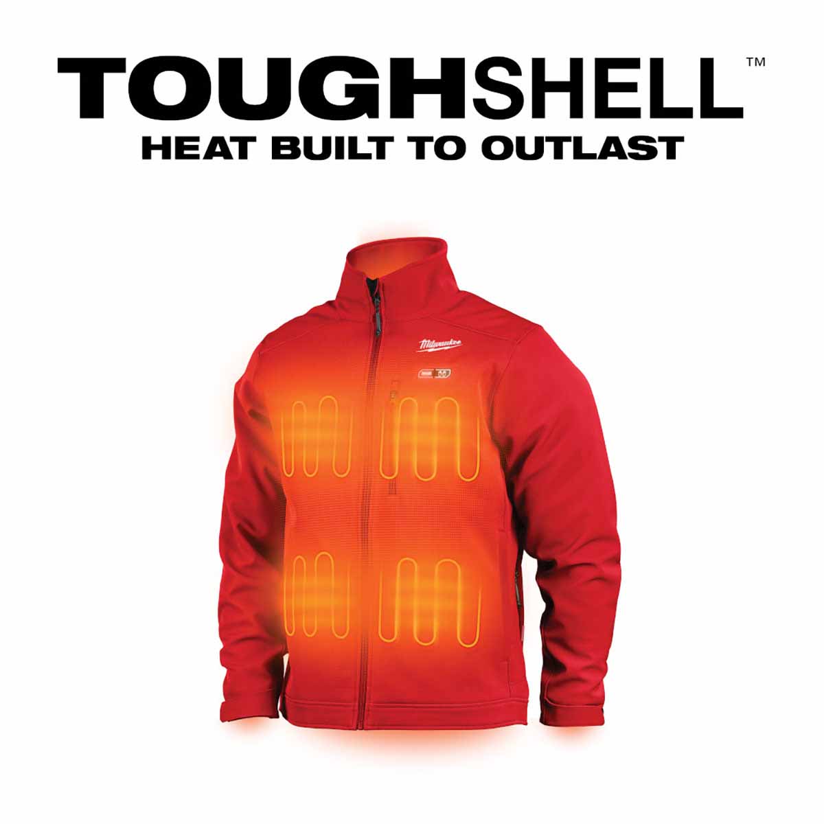 Milwaukee 204R-21 M12 Heated TOUGHSHELL™ Jacket Kit, Red