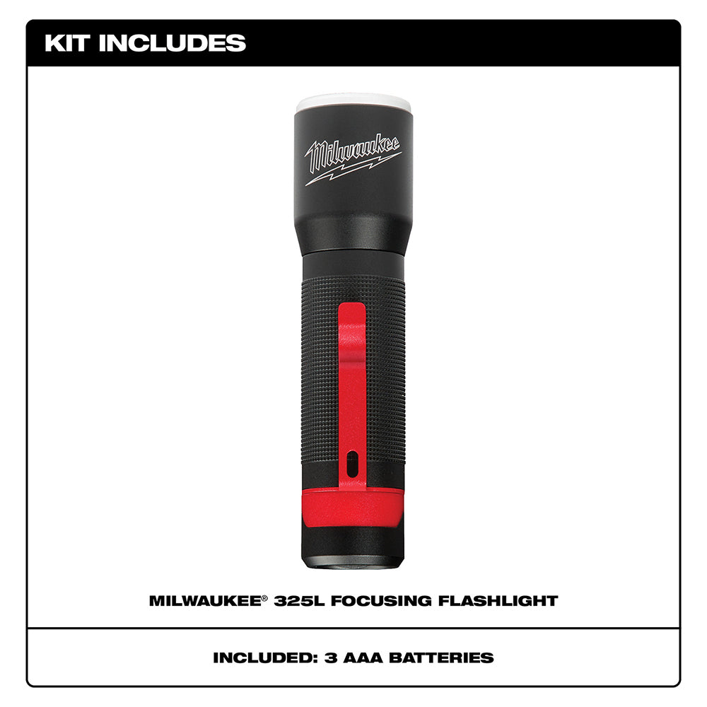 Milwaukee 2107 325-Lumen LED Focusing Flashlight - 2