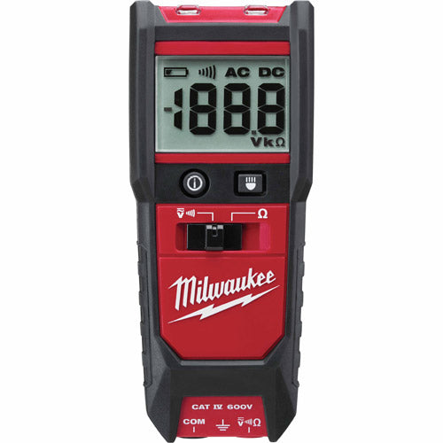 Milwaukee 2213-20 Auto Voltage/Continuity Tester w/ Resistance - 2