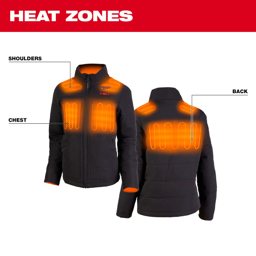 Milwaukee 234B-21 M12 Women's Heated AXIS Jacket Kit Black