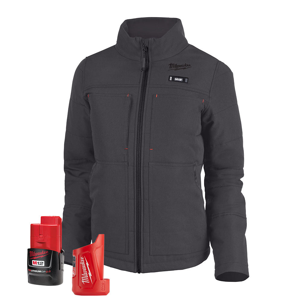 Milwaukee 234G-21 M12 Women's Heated AXIS Jacket Kit Gray