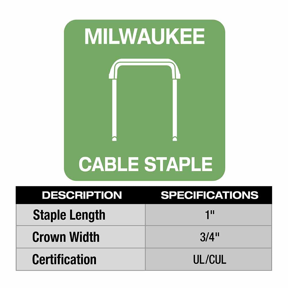 Milwaukee 2448-20 M12 Cable Stapler - 2