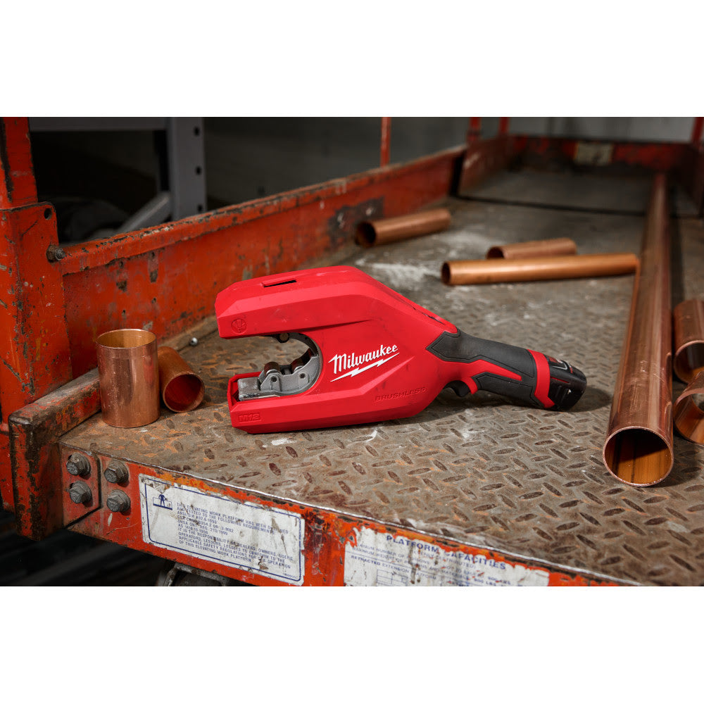 Milwaukee 2479-20 M12 Brushless 1-1/4" - 2" Copper Tubing Cutter - 5