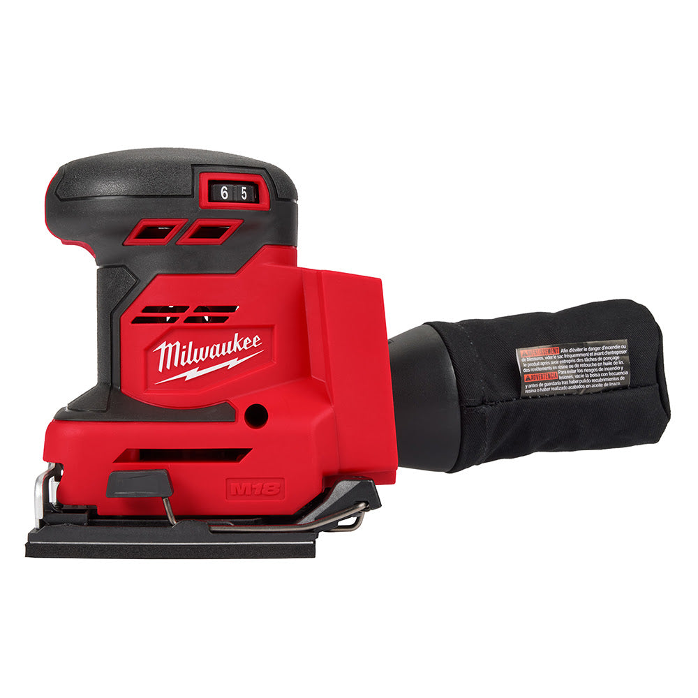 Milwaukee 2649-20 M18 Orbital 1/4 Sheet Sander - 2