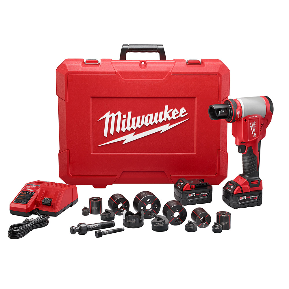 Milwaukee 2677-21 M18 FORCE LOGIC 6T Knockout Tool 1/2" - 2" Kit