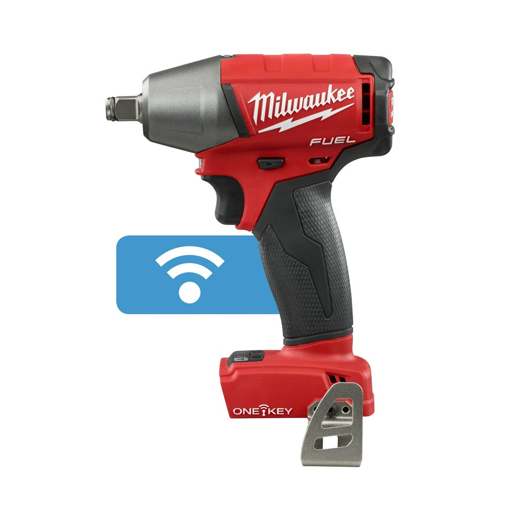 Milwaukee 2759B-20 M18 FUEL 1/2" Compact Impact Wrench with Friction Ring with ONE-KEY (Bare Tool)