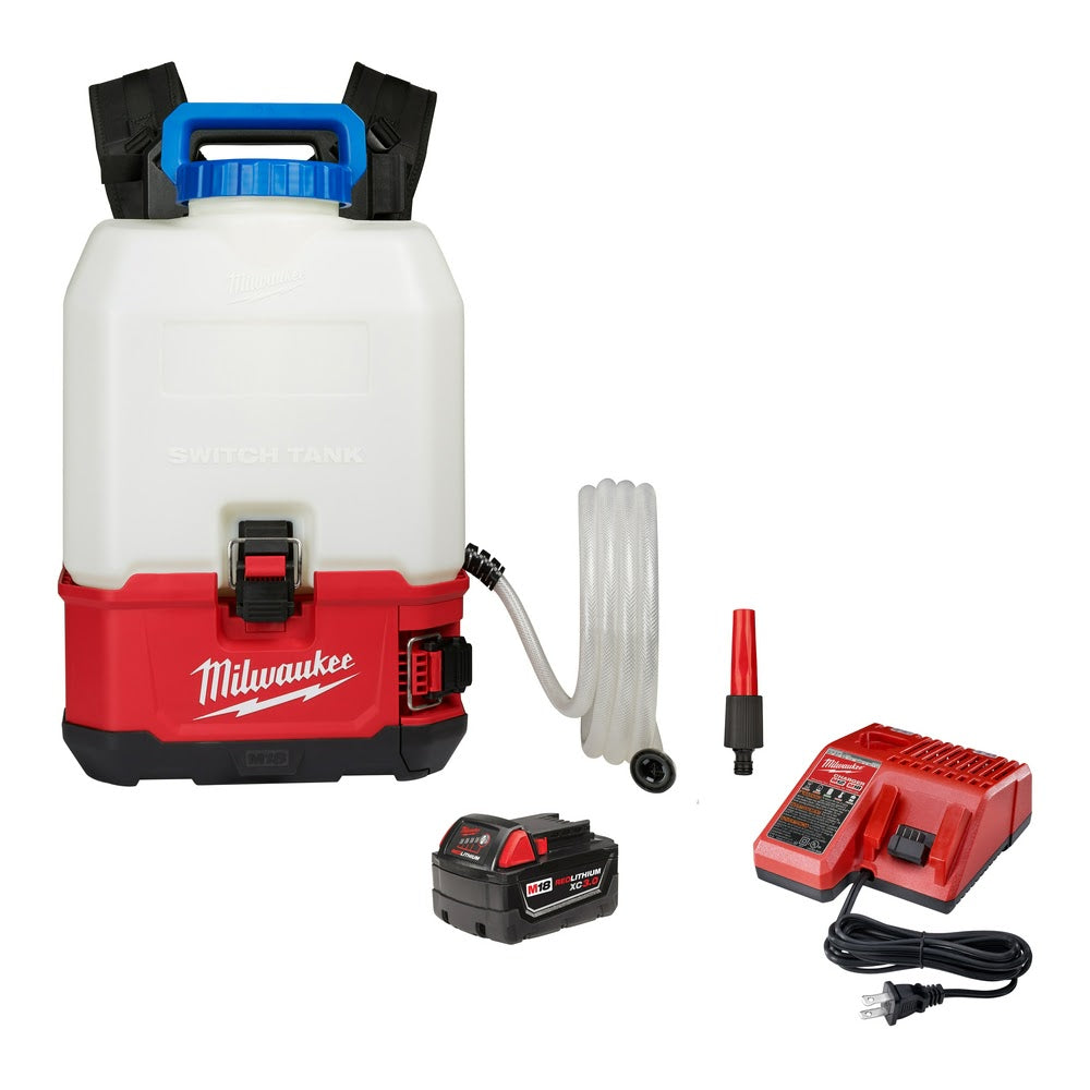 Milwaukee 2820-21WS M18 SWITCH TANK 4-Gallon Backpack Water Supply Kit - 2