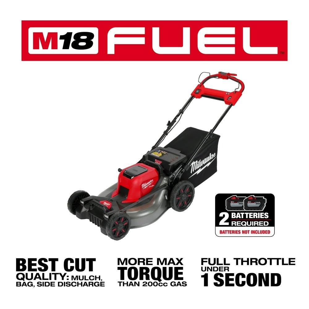 Milwaukee 2823-20 M18 FUEL 21" Self-Propelled Dual Battery Mower - 2