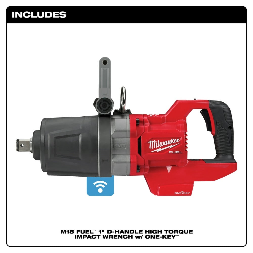 Milwaukee 2868-20 M18 FUEL 1" D-Handle High Torque Impact Wrench w/ ONE-KEY - 2