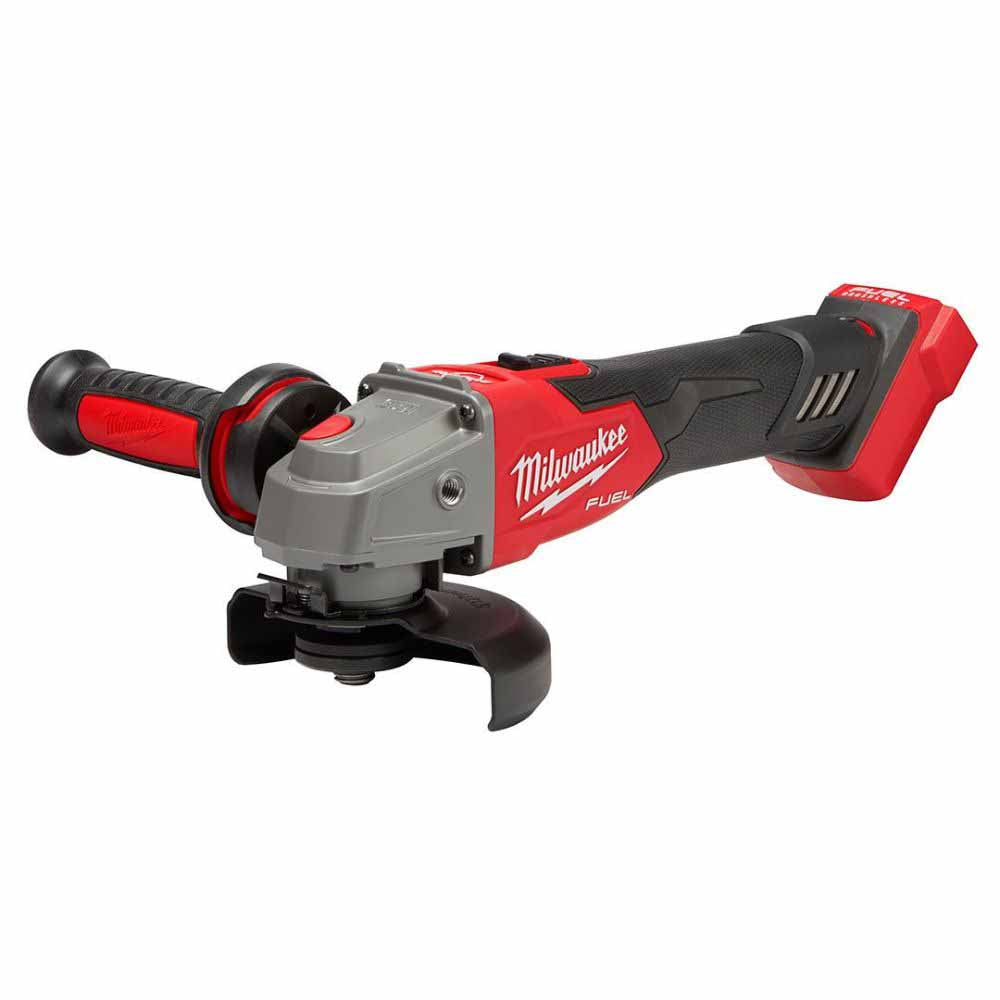 Milwaukee 2889-20 M18 FUEL™ 4-1/2" / 5" Variable Speed Braking Grinder, Slide Switch Lock-On - 2