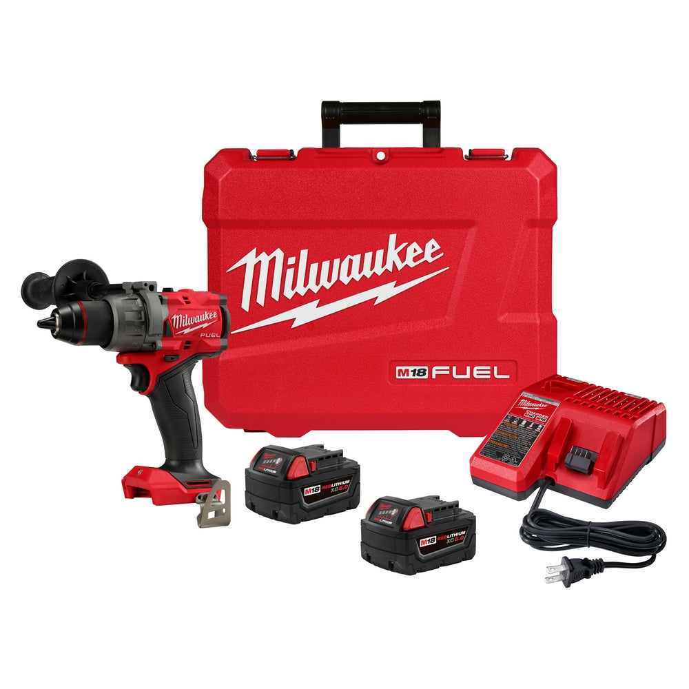 Milwaukee 2904-22 M18 FUEL 1/2" Hammer Drill/Driver Kit - 2