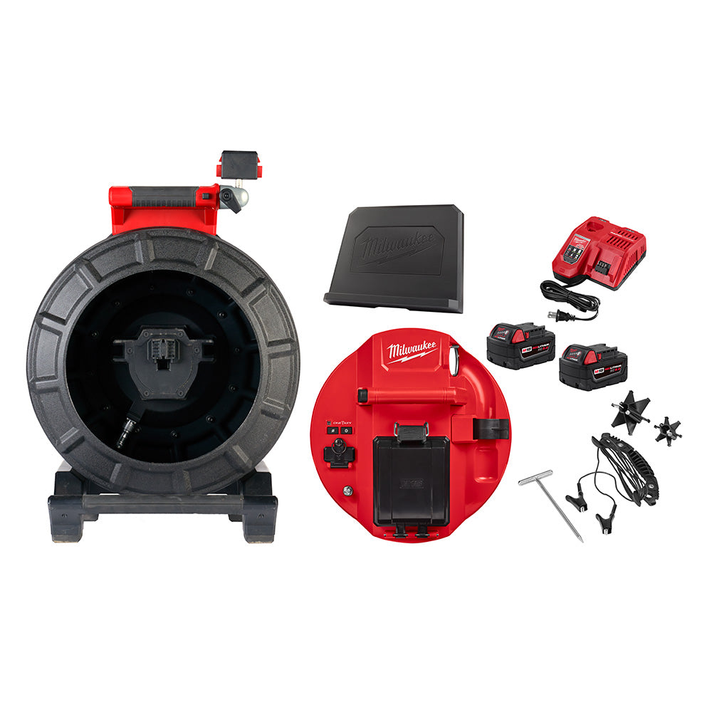 Milwaukee 2973-22 M18™ 120’ Pipeline Inspection Camera Reel System Kit w/ Two Batteries and Charger - 2