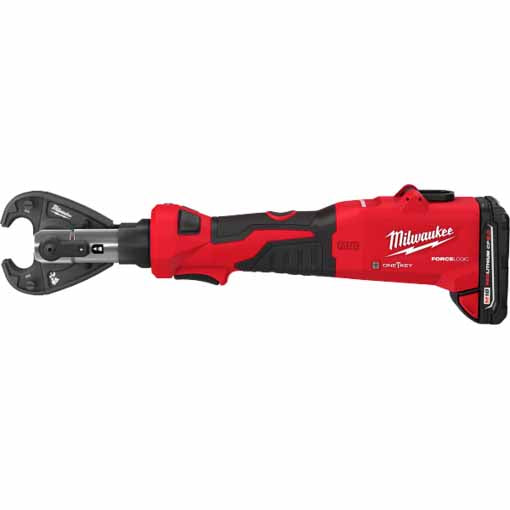 Milwaukee 2978-22 M18™ FORCE LOGIC™ 6T Linear Utility Crimper Kit w/ Snub Nose Jaw