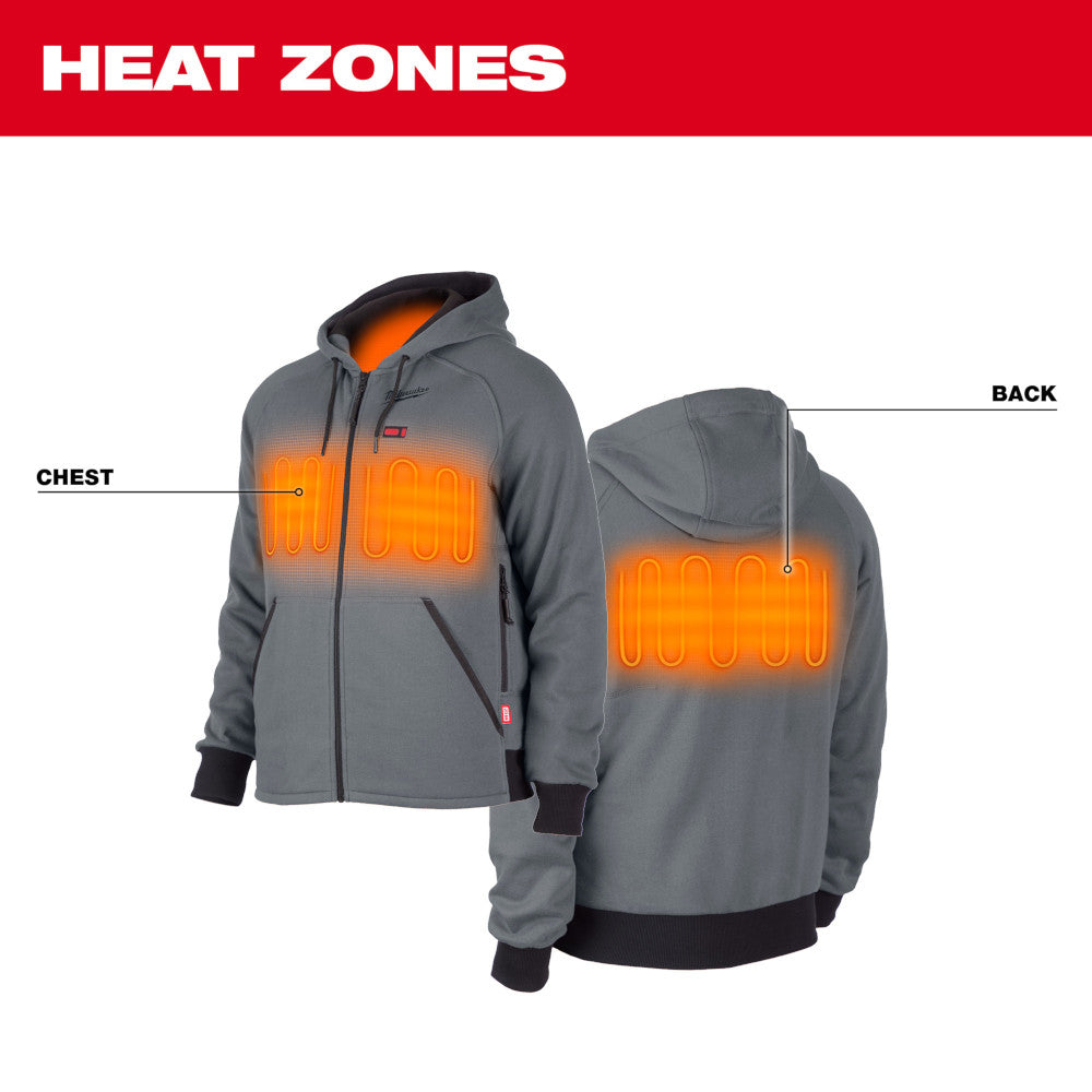 Milwaukee 306G-20 M12 Heated Hoodie Gray (Hoodie Only)