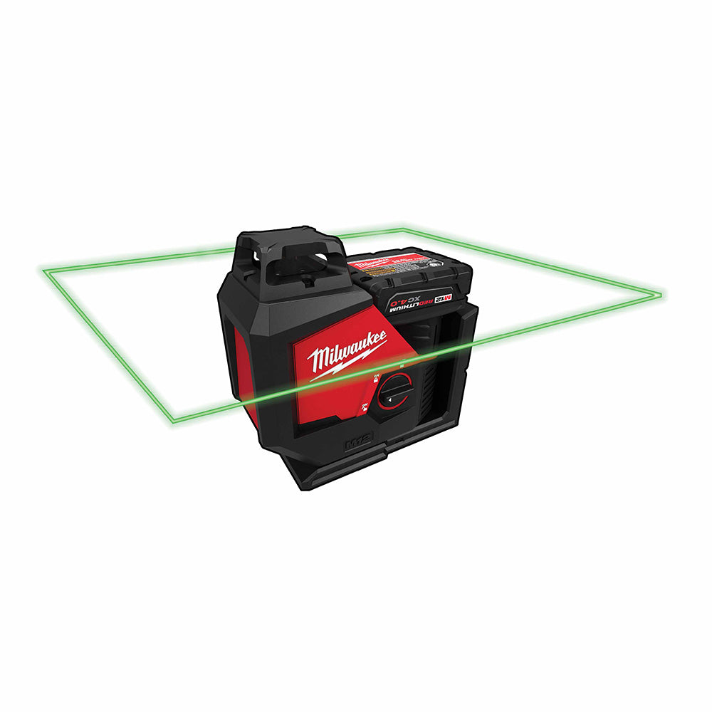 Milwaukee 3631-21 M12 Green Single Plane Laser Kit