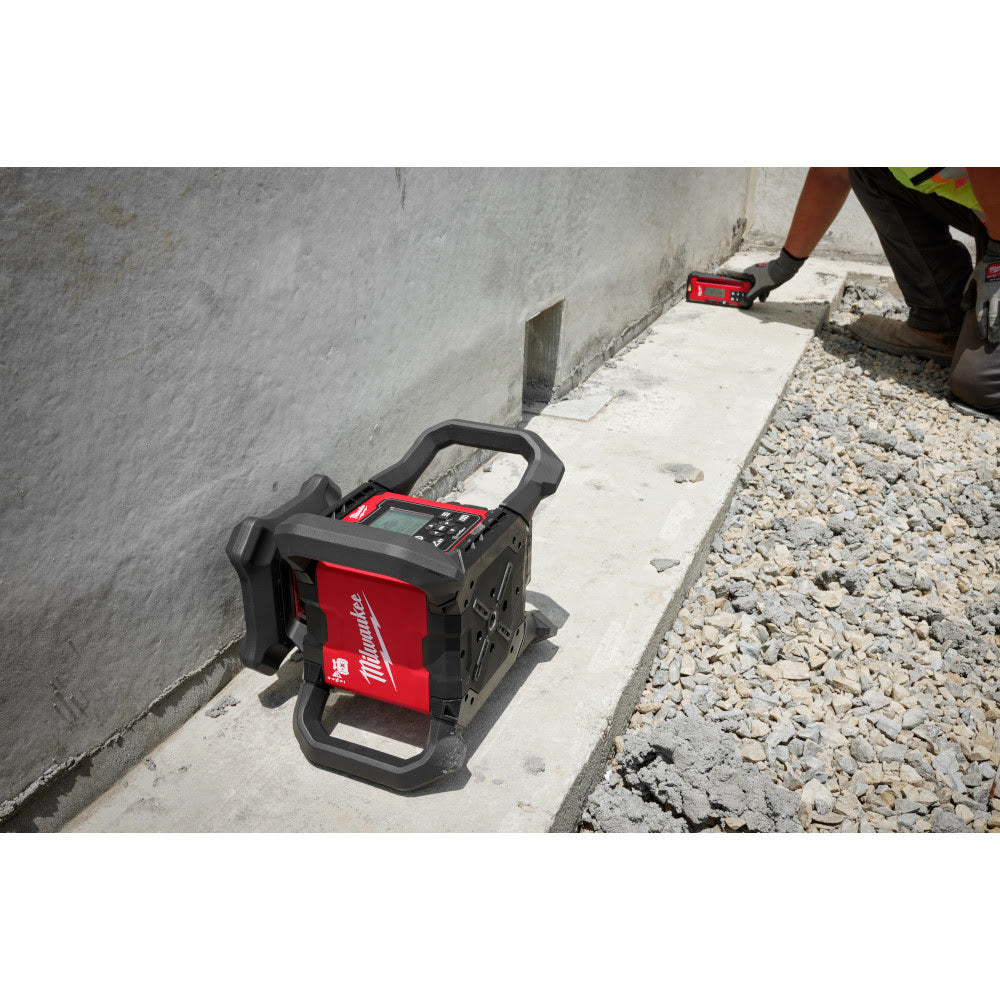 Milwaukee 3714 Red Exterior Dual Slope Rotary Laser Receiver