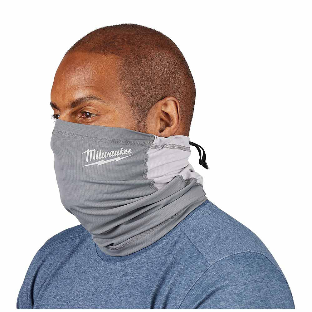 Milwaukee 424G WORKSKIN  Performance Neck Gaiter-Gray - 3