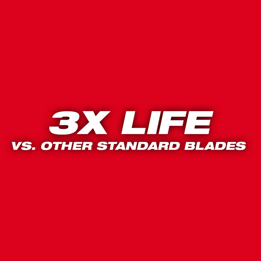 Milwaukee 48-00-5093 8" x 8/12TPI Bi-Metal Super Sawzall Blade 5-Pack - 2