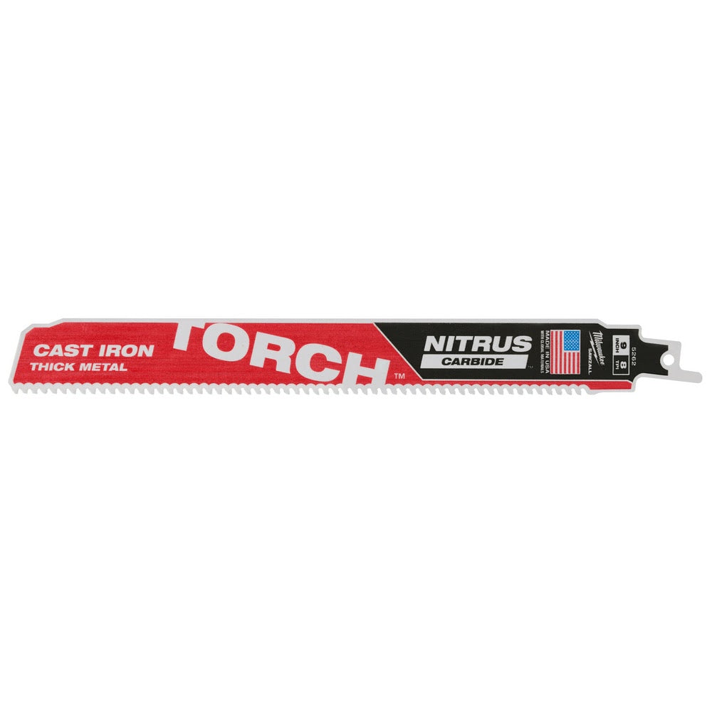 Milwaukee 48-00-5362 9" 7TPI The TORCH with NITRUS CARBIDE for CAST IRON 3PK