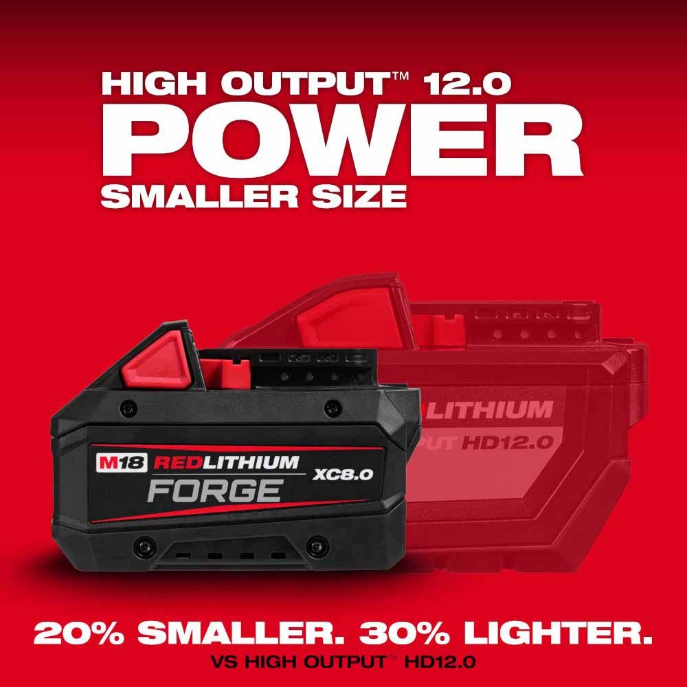 Milwaukee 48-11-1881 M18 REDLITHIUM FORGE XC8.0 Battery Pack - 4