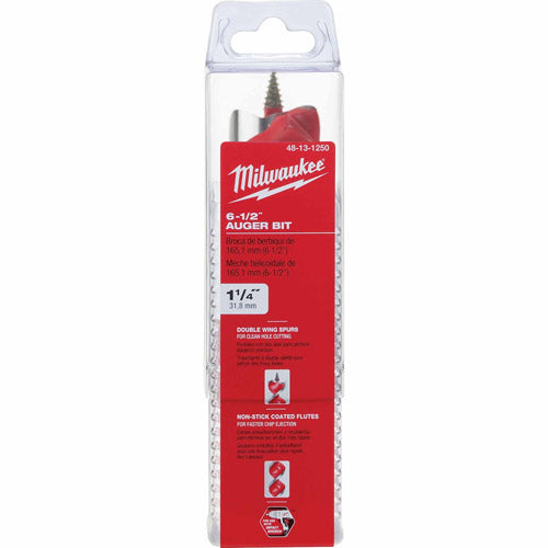 Milwaukee 48-13-1250 1-1/4" X 6-1/2" Spur Auger Bit - 2