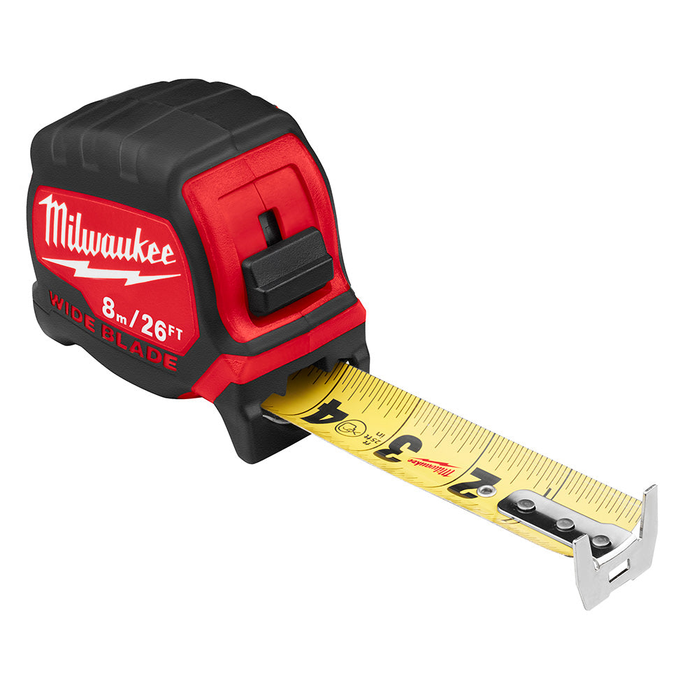 Milwaukee 48-22-0226 8m/26' Wide Blade Tape Measure - 3