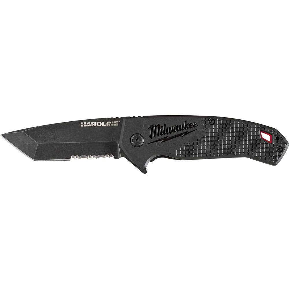 Milwaukee 48-22-1998B 3" HARDLINE Serrated Blade Pocket Knife (Boxed)