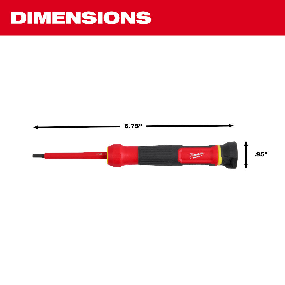 Milwaukee 48-22-2217 8-in-1 1000V Insulated Precision Multi-Bit Screwdriver Set