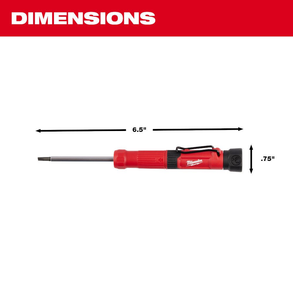 Milwaukee 48-22-2932 4-in-1 Pocket Precision Multi-Bit Screwdriver