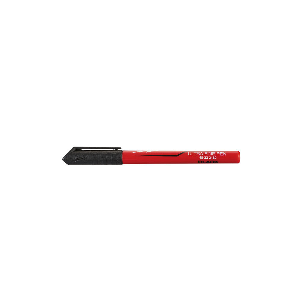 Milwaukee 48-22-3164 4 Pack INKZALL Black Ultra Fine Point Pens - 2