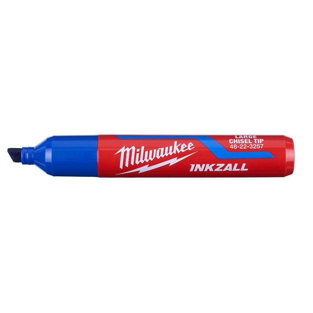 Milwaukee 48-22-3257 INKZALL Large Chisel Tip Blue Marker - 2