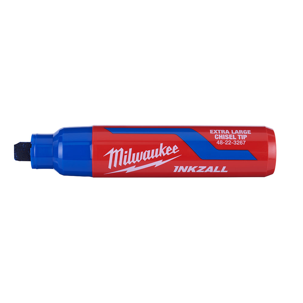 Milwaukee 48-22-3267 INKZALL Extra Large Chisel Tip Blue Marker - 2