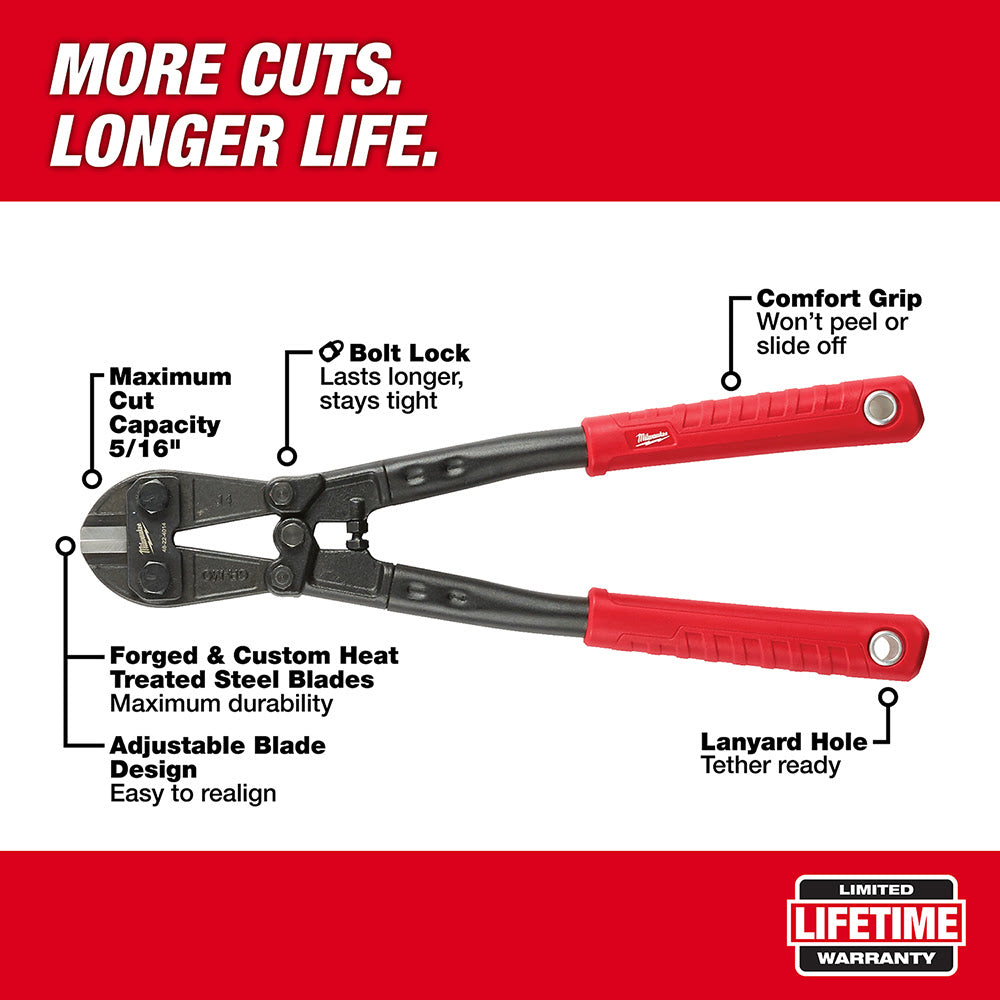 Milwaukee 48-22-4014 14" Bolt Cutter - 2