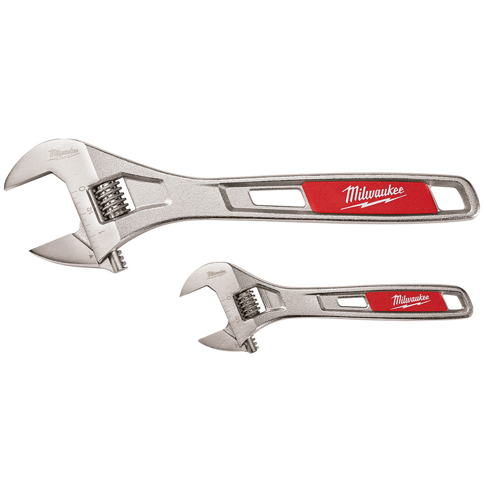 Milwaukee 48-22-7400 6" & 10" Adjustable Wrench Set