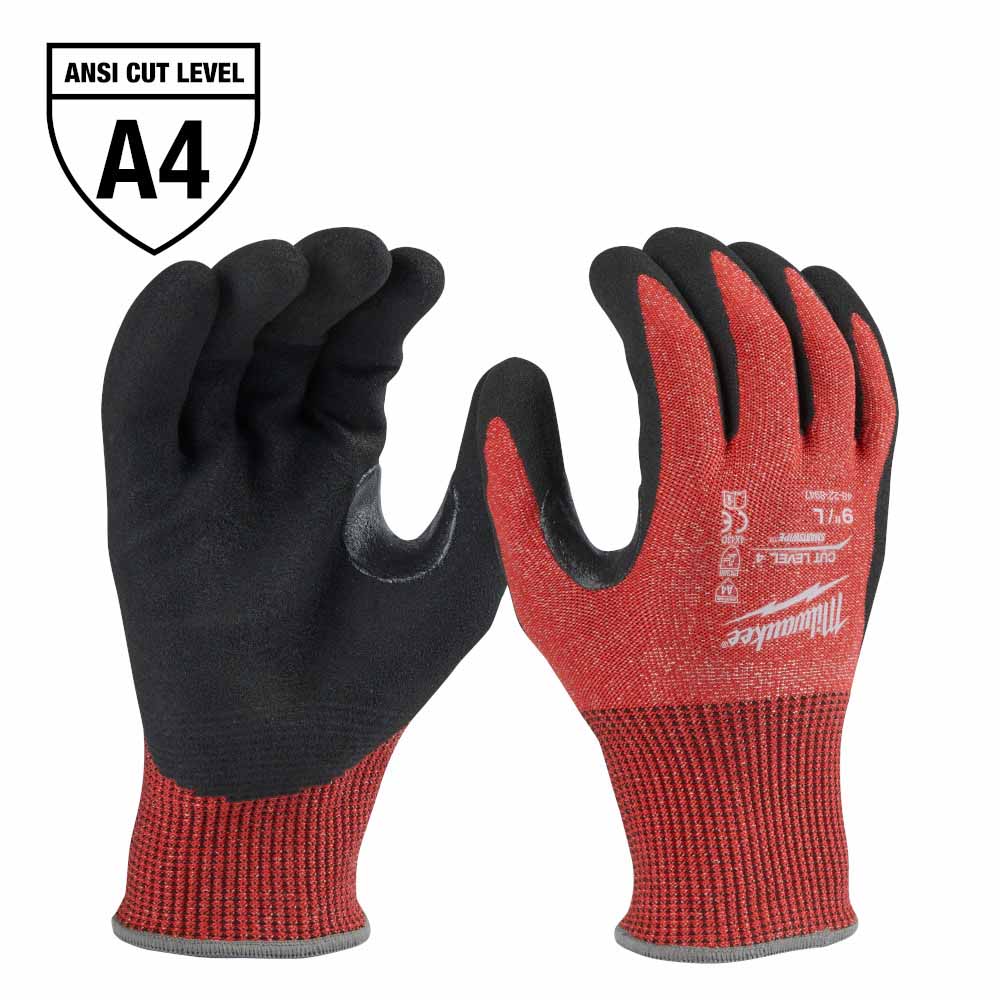 Milwaukee 48-22-8947B CUT 4 NITRILE GLOVE 12PK - L