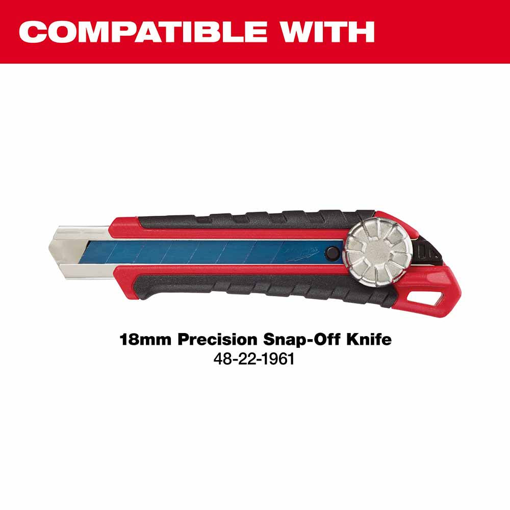 Milwaukee 48-22-9118 18mm Precision Snap Blades (10 PK) - 2