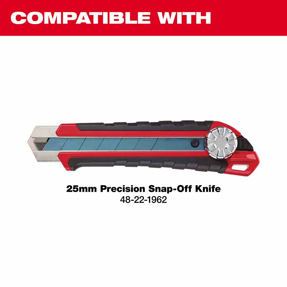 Milwaukee 48-22-9125 25mm Precision Snap Blades (10 PK) - 2