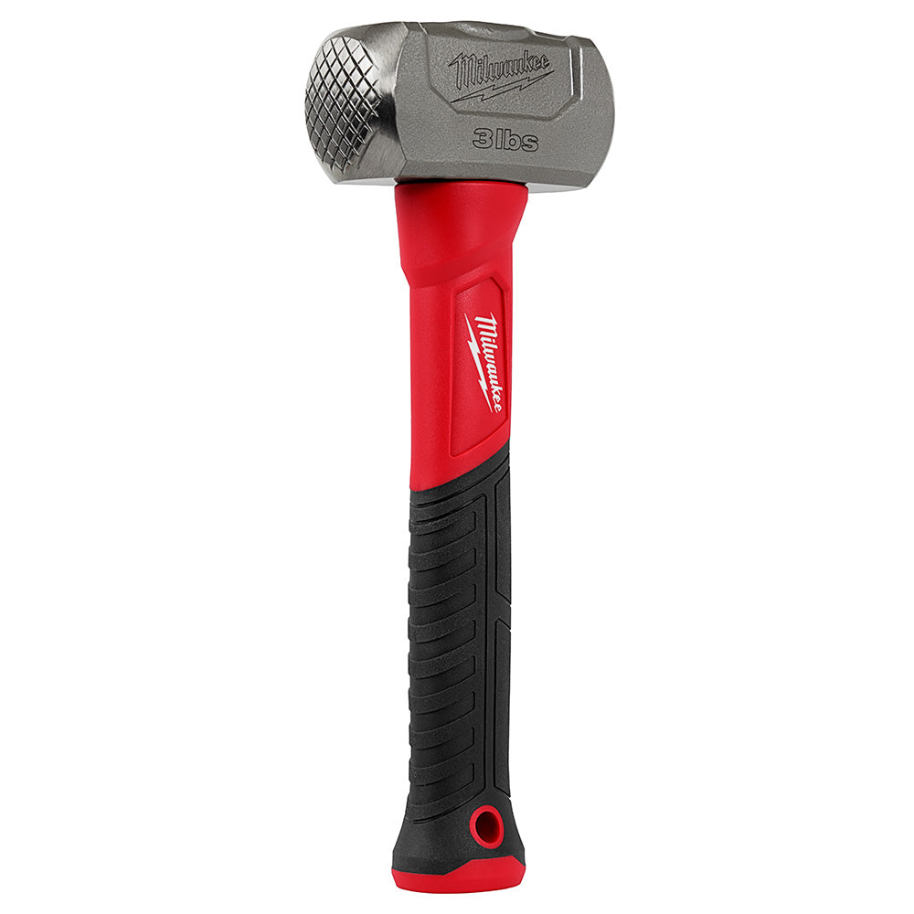 Milwaukee 48-22-9310 3lb 11" Drilling Sledge Double Face Hammer Fiberglass Handle - 2