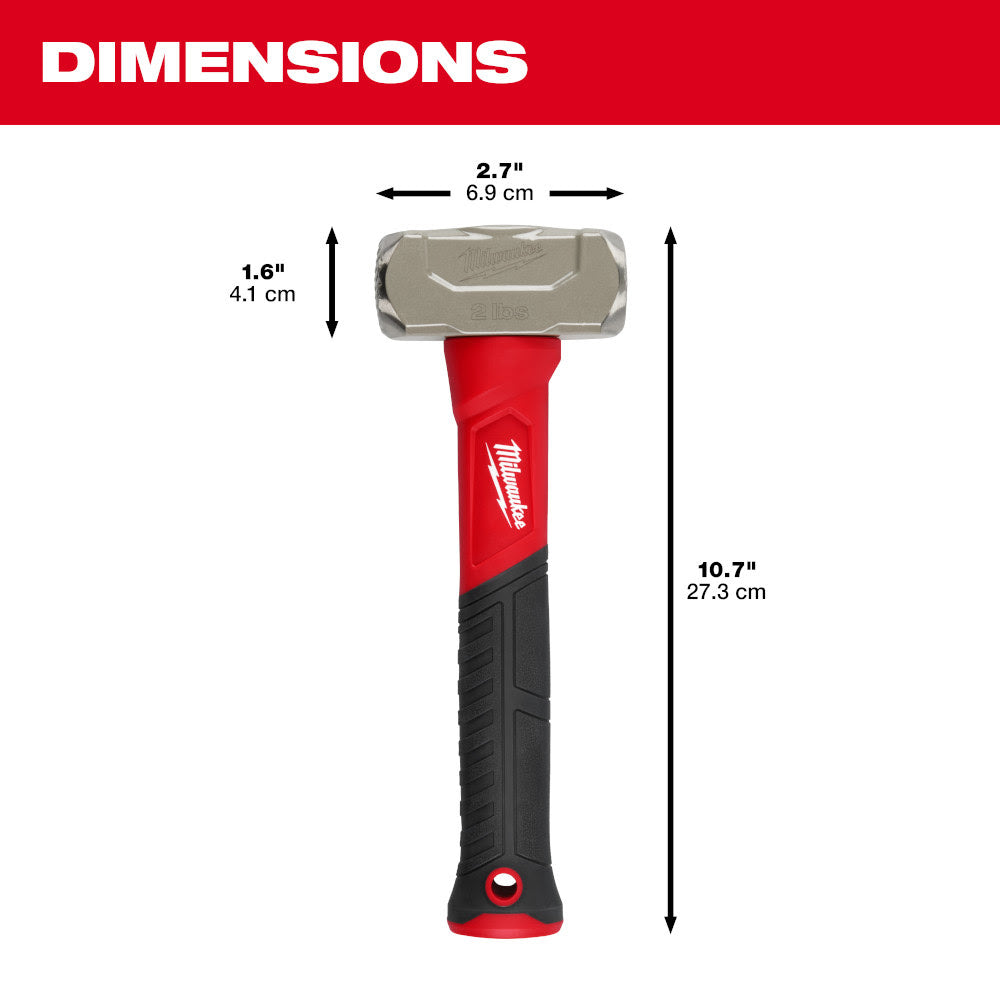 Milwaukee 48-22-9311 2lb Fiberglass Drilling Hammer