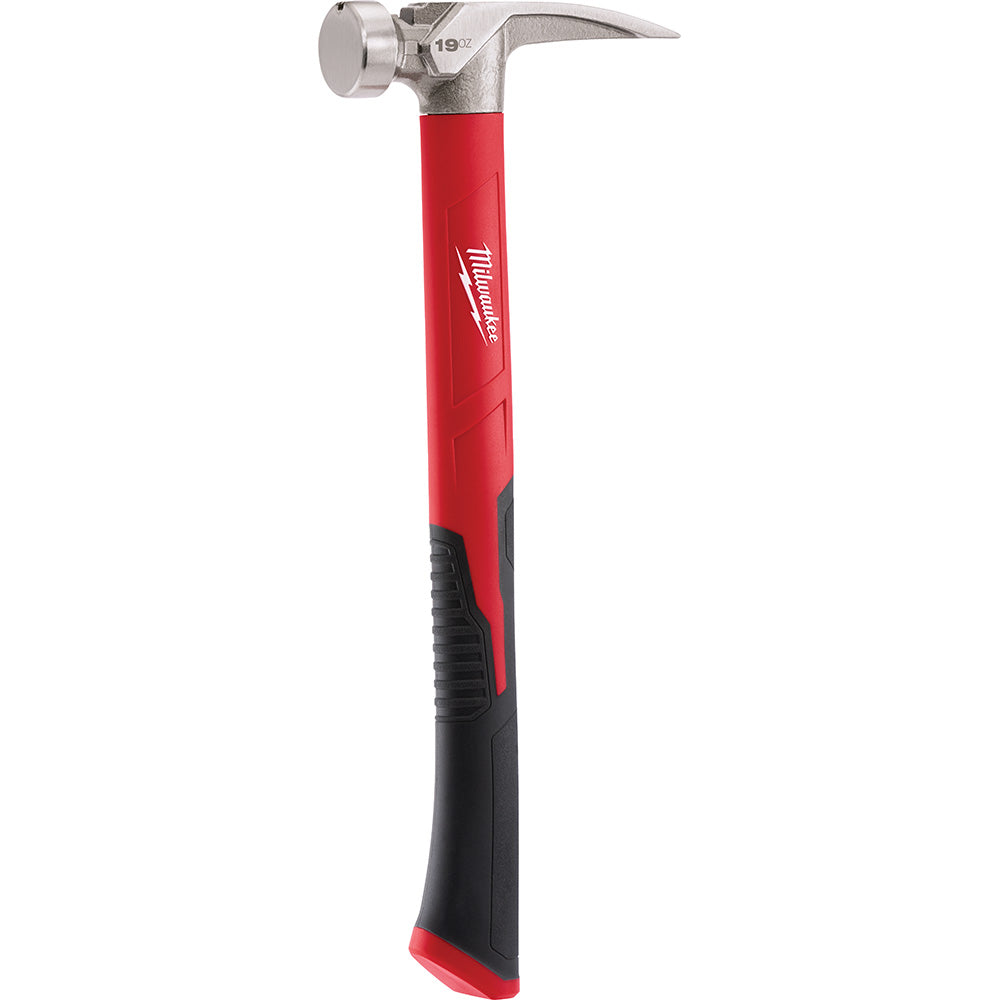 Milwaukee 48-22-9316 19oz Smooth Face Poly / Fiberglass Handle Hammer - 2