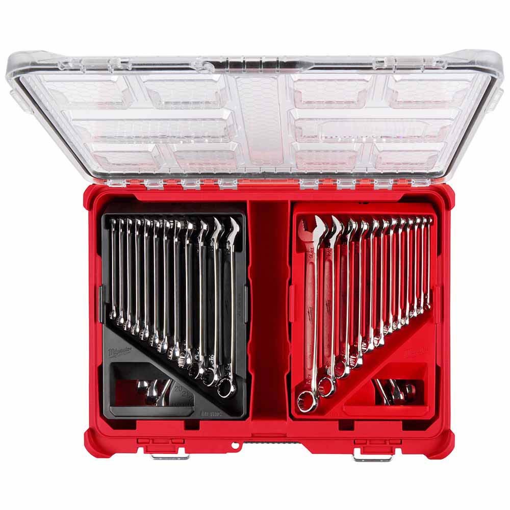 Milwaukee 48-22-9485 30pc Metric & SAE Combination Wrench Set with PACKOUT Organizer - 2