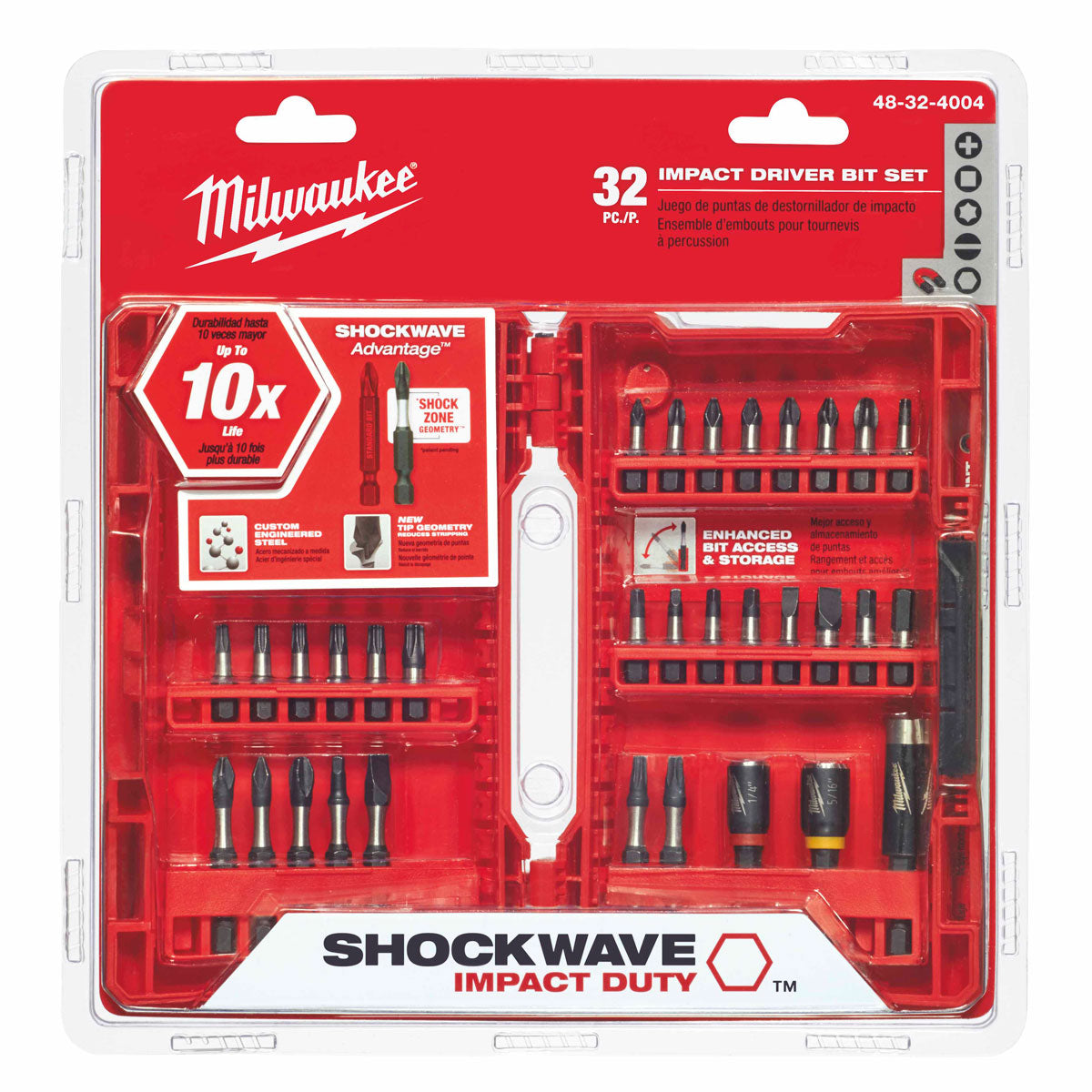 Milwaukee 48-32-4004 Shockwave 32PC Impact Driver Bit Set - 2