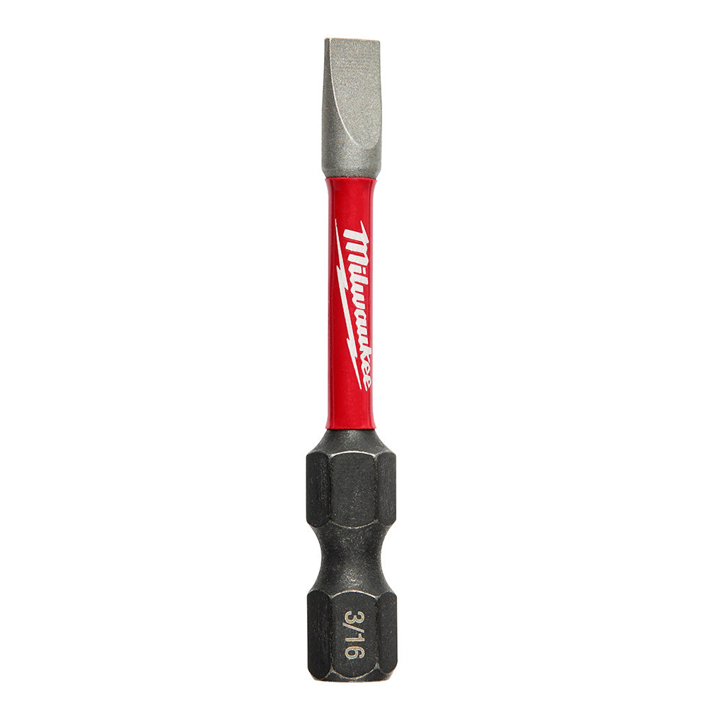 Milwaukee 48-32-4157 SHOCKWAVE™ 2 in. Impact Slotted 3/16 in. Power Bits (25 Pack)